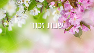 Következő szombatunk: az emlékezés szombatja (שבת זכור)