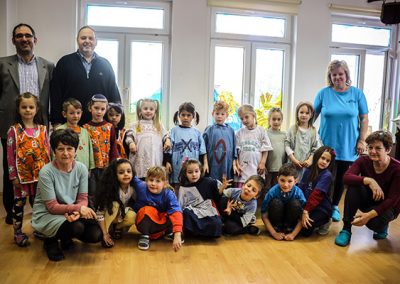 Az ukrajnai gyerekeknek kedveskedtek a Benjamin ovisok