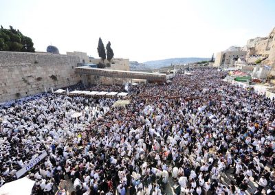 Több ezren vettek részt a kohaniták áldásán Jeruzsálemben