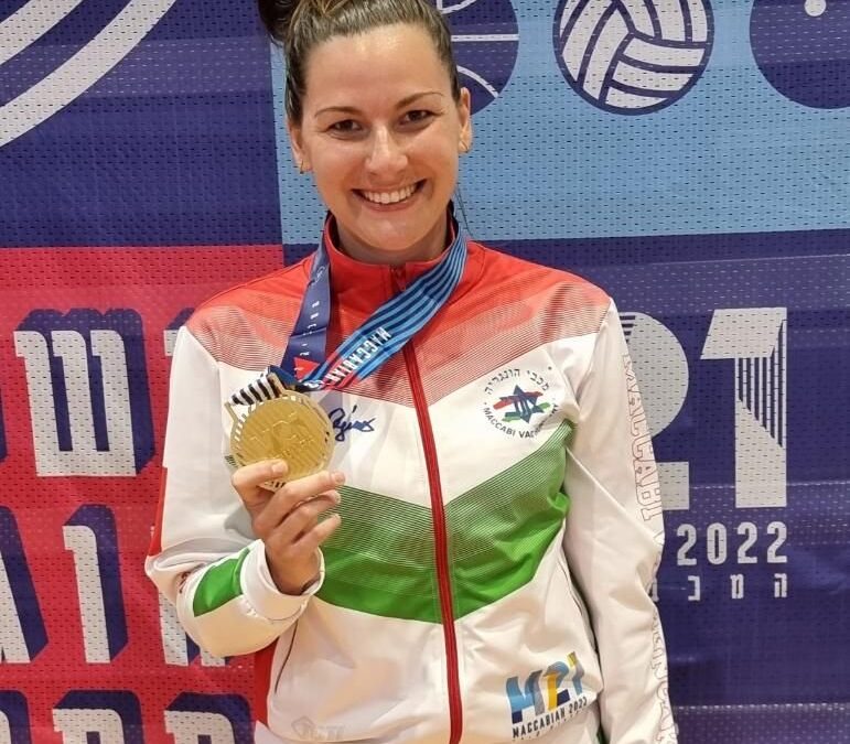 A Maccabi VAC vívója az első magyar aranyérmes Izraelben