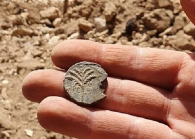 Ókori érmét találtak a Holt-tengernél