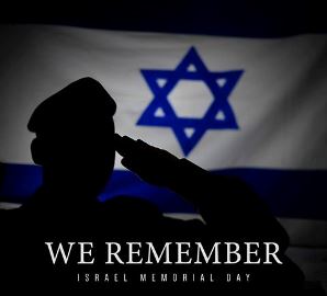 Izrael elesett katonáira és a terror áldozataira emlékezünk