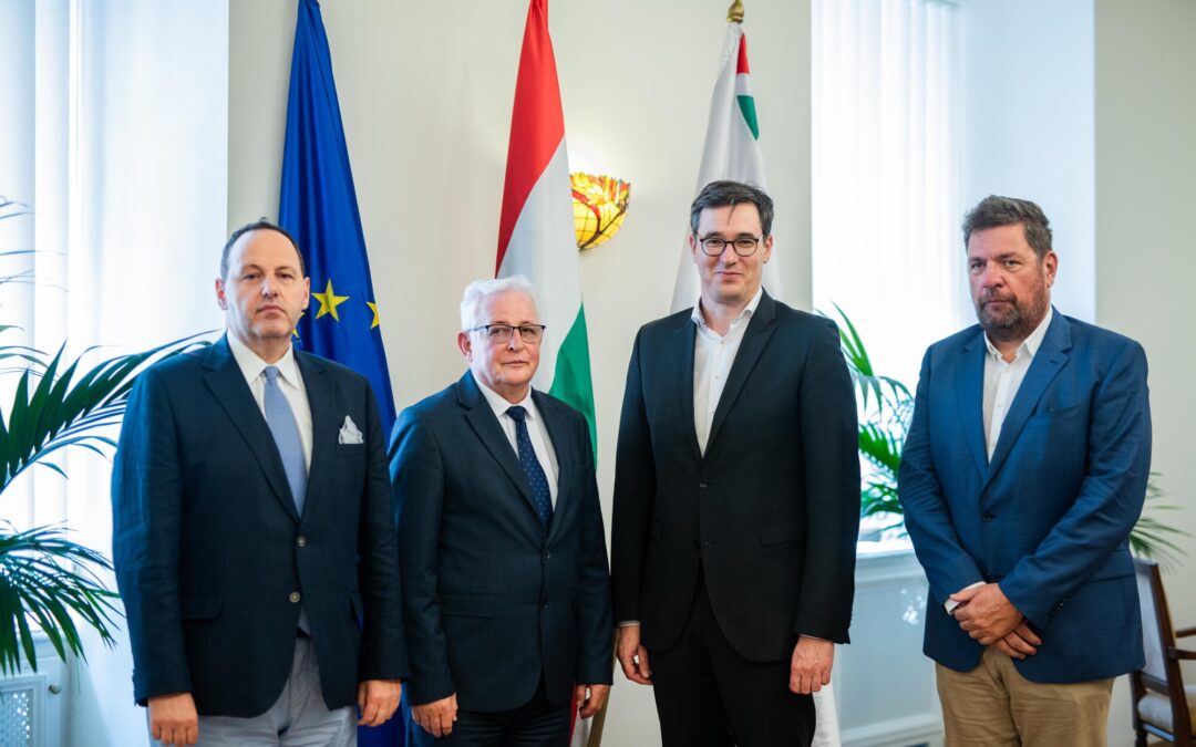 Budapest főpolgármesterével tárgyalt dr.Grósz Andor és Mester Tamás