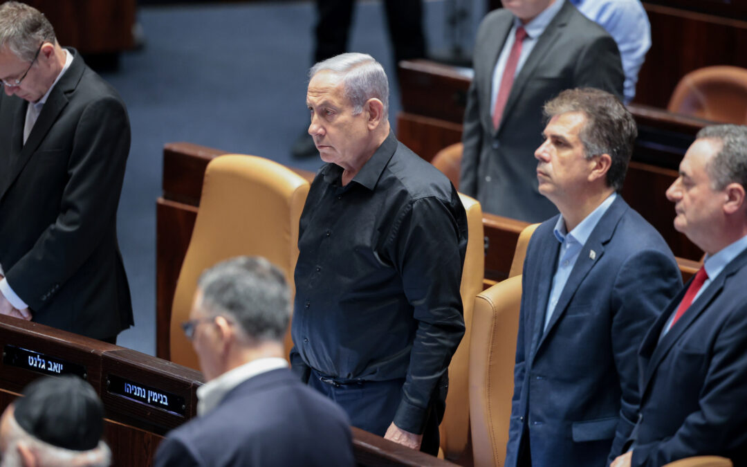 Egyperces néma csenddel nyitották meg a kneszet téli ülésszakát Izraelben