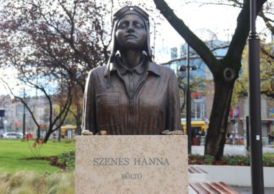Szolidaritási megemlékezést tartanak ma este a Szenes Hanna szobornál