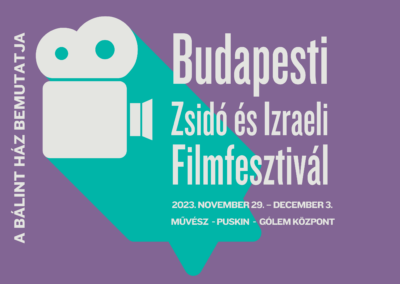 Megkezdődött a jegyértékesítés a Budapesti Zsidó és Izraeli Filmfesztiválra