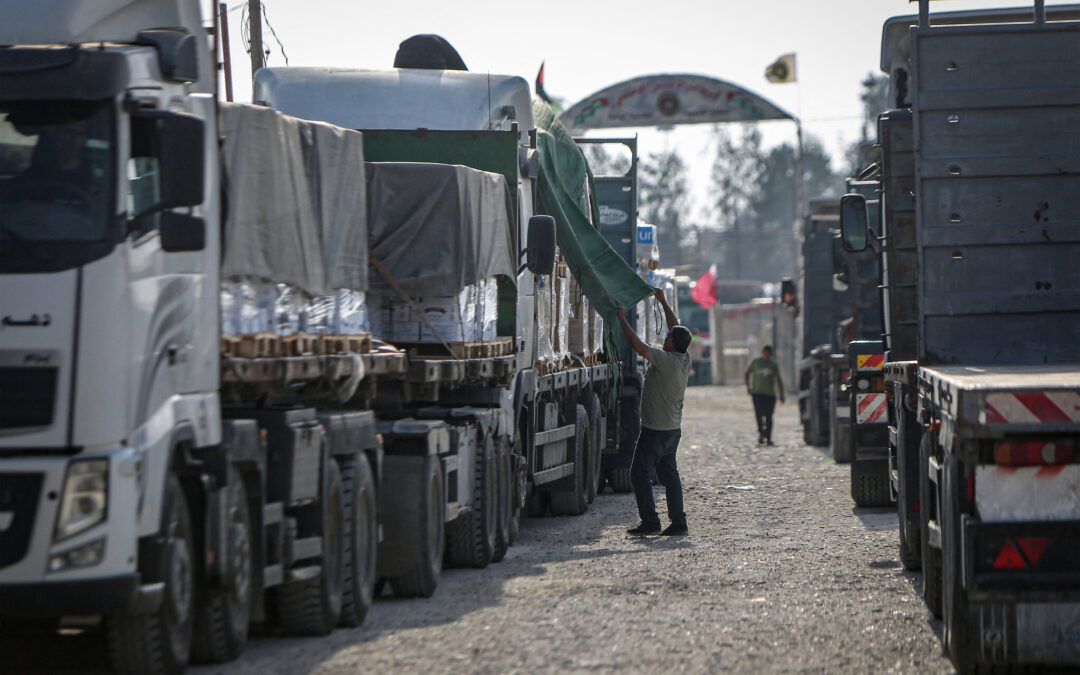 Izrael új átkelőhelyet nyitott a Gázai övezetbe szánt humanitárius segélyszállítmányoknak