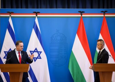 Szijjártó Péter: Magyarországon elképzelhetetlenek a Nyugaton látott antiszemita jelenetek