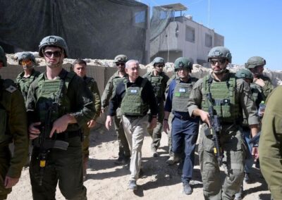 Gázába látogatott Benjámin Netanjahu