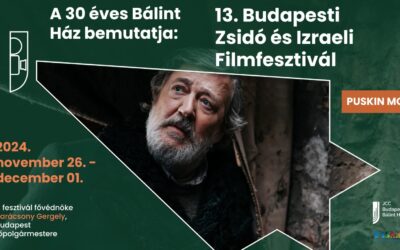 November 26-án kezdődik a 13. Budapesti Zsidó és Izraeli Filmfesztivál