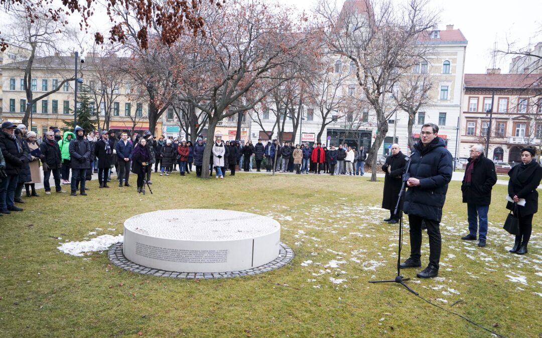 A gettó felszabadítására emlékeztek a Klauzál téren