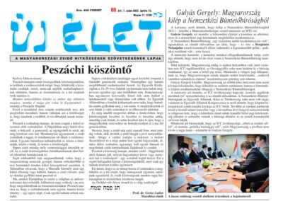 Megjelent az Új Élet legfrissebb száma
