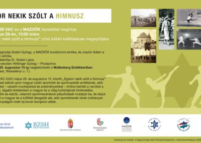 Egykor nekik szólt a himnusz – Meghívó kiállítás megnyitóra