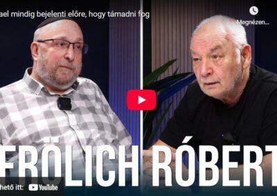Országos főrabbi: A Hamasz a civil lakosságot pajzsként használja
