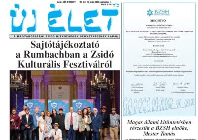 Megjelent az Új Élet legfrissebb száma