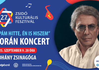 „Apám hitte, én is hiszem”: Zorán a Dohány színpadán