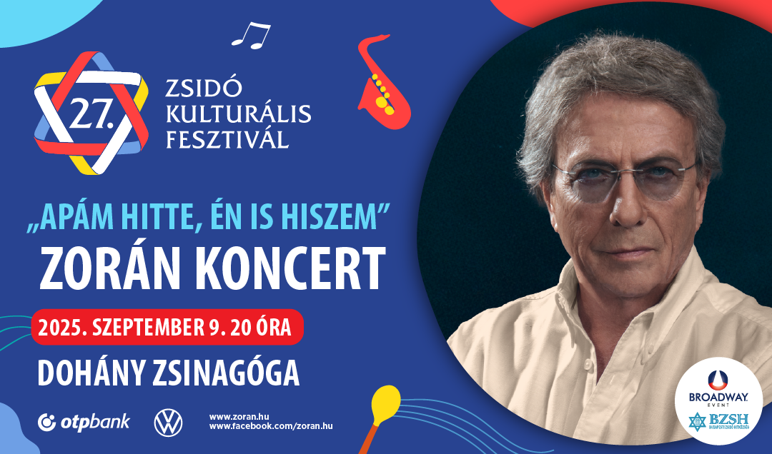 „Apám hitte, én is hiszem”: Zorán a Dohány színpadán