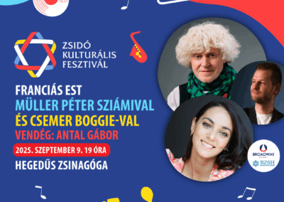Franciás est a Zsidó Kulturális Fesztiválon
