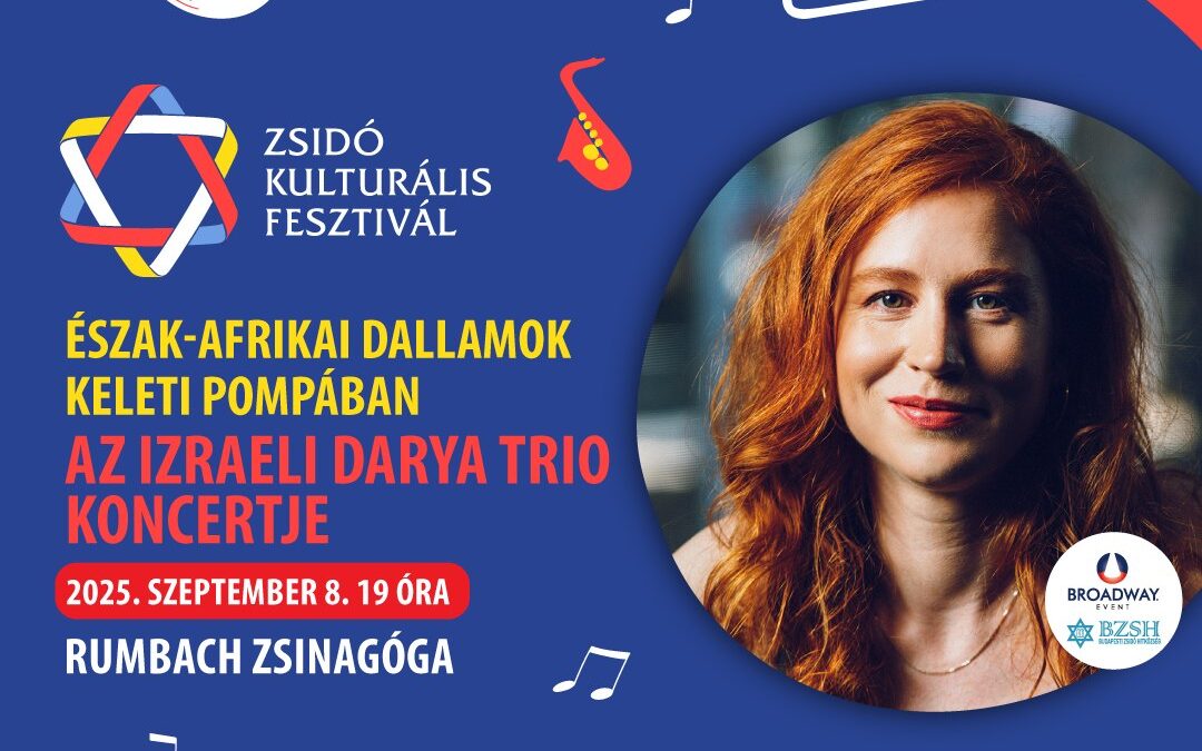 Észak-afrikai dallamok keleti pompában – az izraeli Darya Trio a Zsidó Kulturális Fesztiválon lép fel