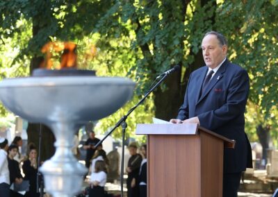 A BZSH elnökének beszéde a Kozma utcai mártírmegemlékezésen
