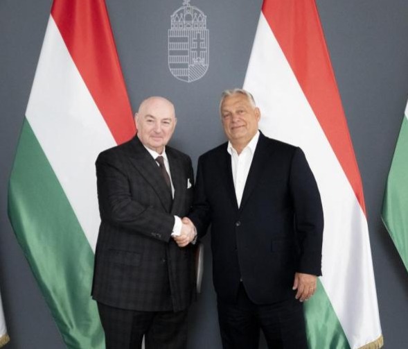 Orbán Viktor a Karmelita kolostorban fogadta az Európai Zsidó Kongresszus elnökét