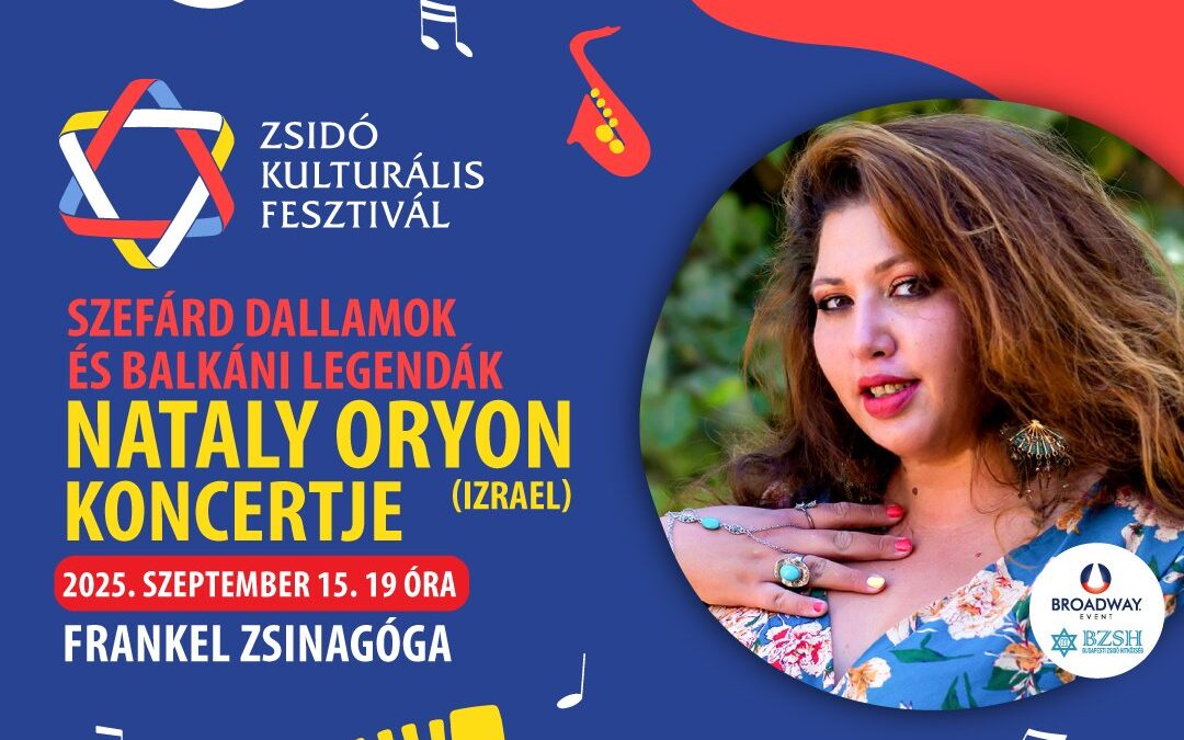 Szefárd dallamok és balkáni legendák a Zsidó Kulturális Fesztiválon