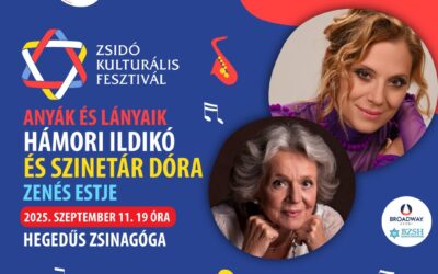 Zsidó Kulturális Fesztivál: Hámori Ildikó és Szinetár Dóra zenés estje 20. századi zsidó nőkről