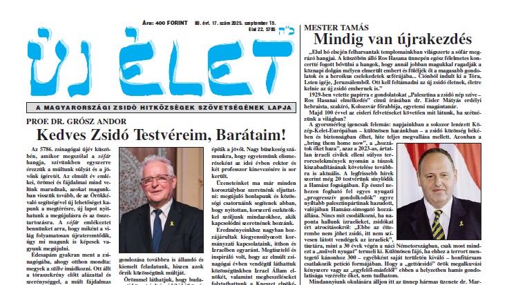 Megjelent az Új Élet legfrissebb száma