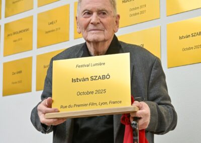 Emléktáblát kapott Szabó István a francia Lumiere Intézetben
