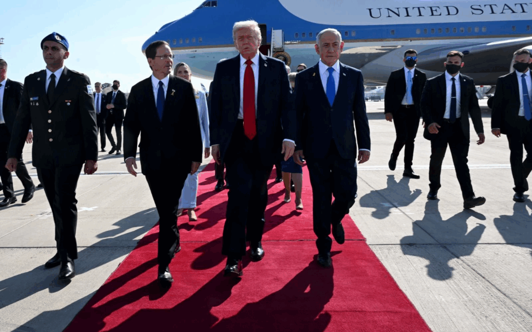 Donald Trump megérkezett Izraelbe