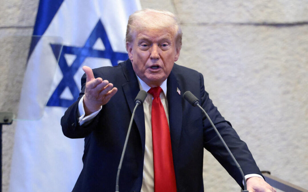 Trump a kneszetben: ez egy új Közel-Kelet történelmi hajnala
