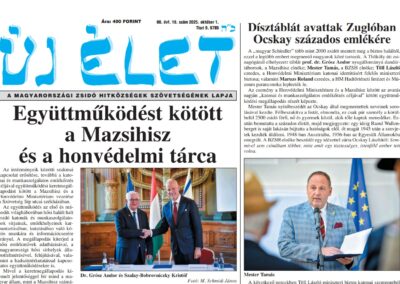 Megjelent az Új Élet legfrissebb száma