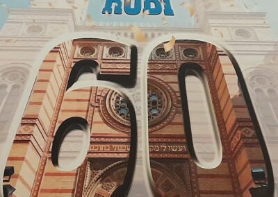 Kerek születésnapján köszöntötte templomkörzete az országos főrabbit