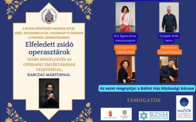 Decemberber végén elfeledett operasztárok a Frankel zsinagógában