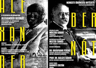 November 20-án Alexander Bernátra emlékezünk a Kozma utcai temetőben