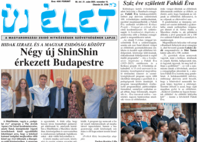 Megjelent az Új Élet legfrissebb száma