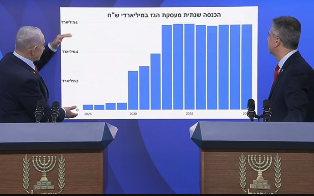Izrael rekordösszegű földgázexport-megállapodást jelentett be Egyiptommal