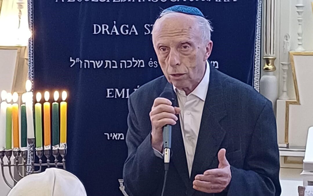 A polgármester és a BZSH elnök jelenlétében gyújtották meg az utolsó hanukagyertyákat Zuglóban