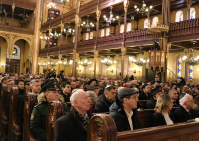 A budapesti gettó felszabadításának 81. évfordulójára emlékeztünk