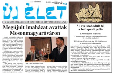 Megjelent az Új Élet legfrissebb száma