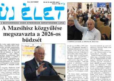 Megjelent az Új Élet legfrissebb száma