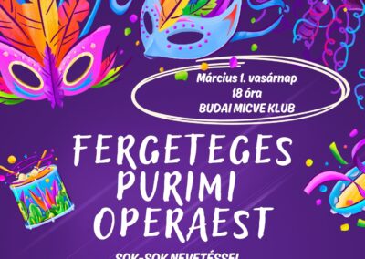 Fergeteges purimi operaest lesz a Frankelben