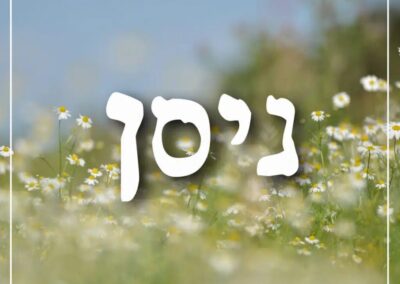 Beköszönt Niszán (ניסן) hónapja