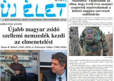 Megjelent az Új Élet legfrissebb száma