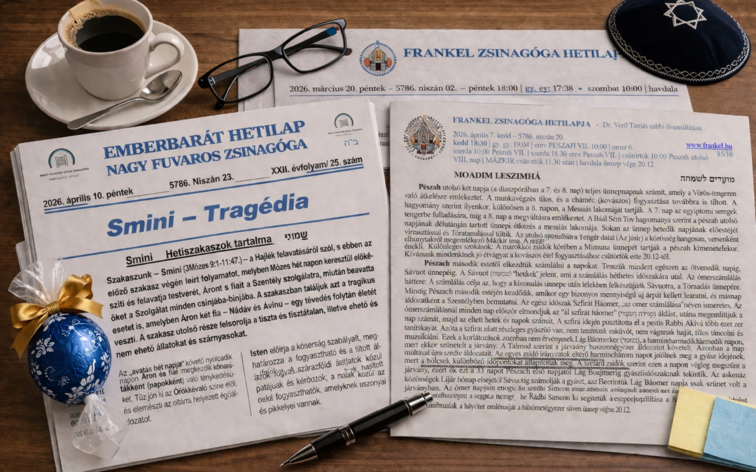 A BZSH körzeteinek Pészach után megjelent friss közösségi újságjai