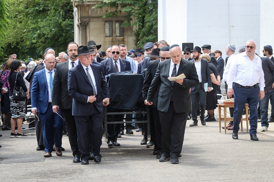 Végső búcsút vettünk Kardos Péter főrabbitól